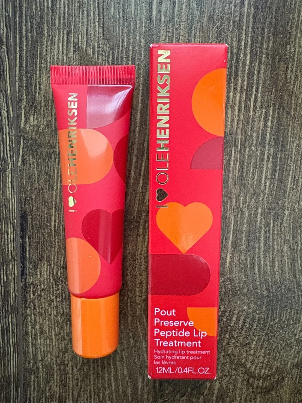 Ole Henriksen Pout Preserve Peptide Lip Treatment, Blood Orange Spritz BNIB